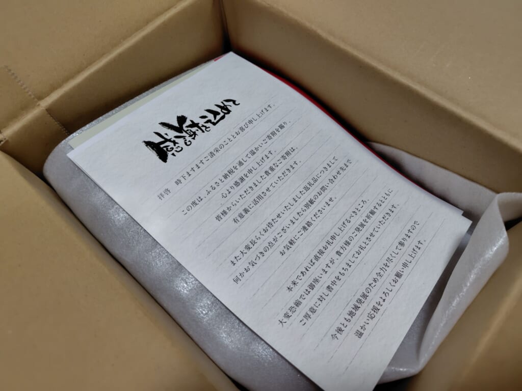 ふるさと納税返礼品熊本県氷川町馬刺しが到着