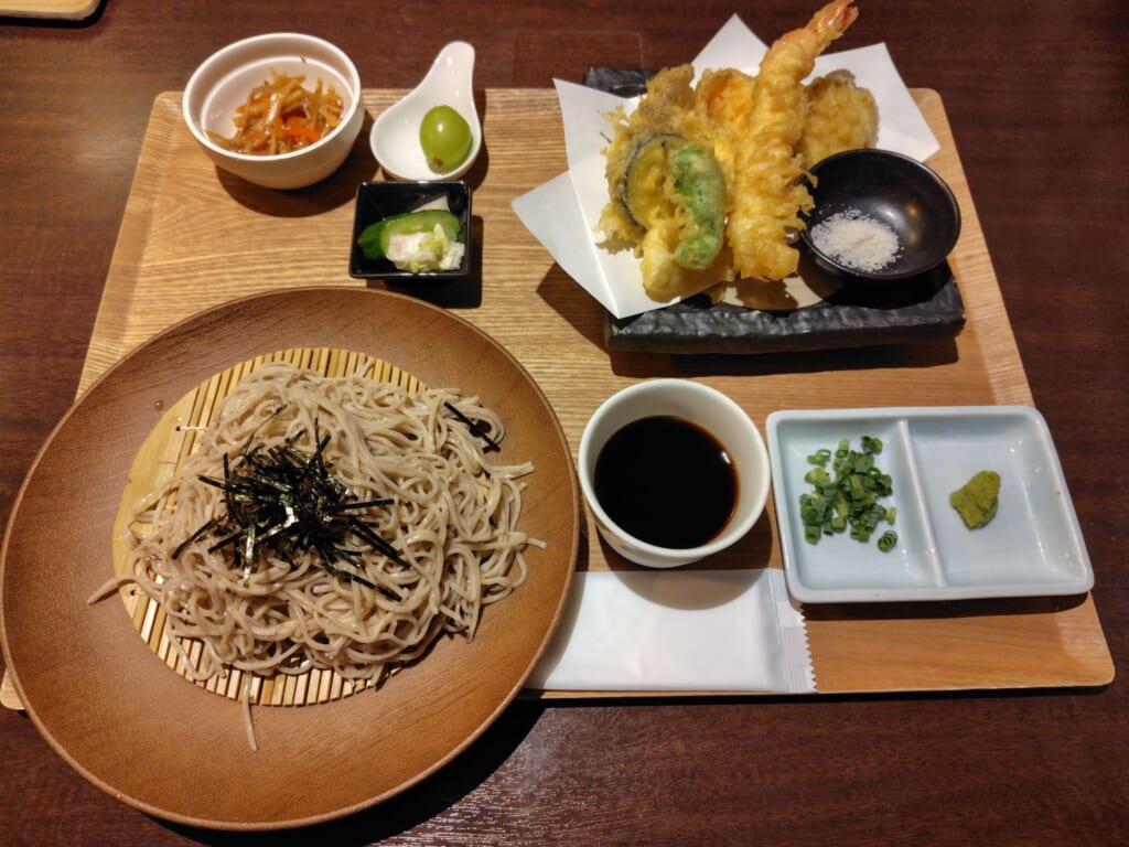 天ざる蕎麦ランチ